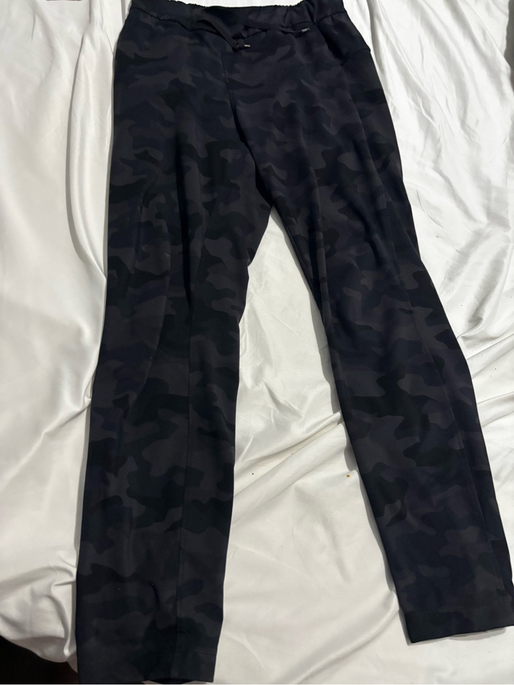 CRZ YOGA Black Camouflage Athletic Joggers